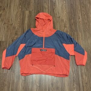 Under Armour UA RUSH Woven ½ Zip Anorak Jacket Women's Size Large 1376920